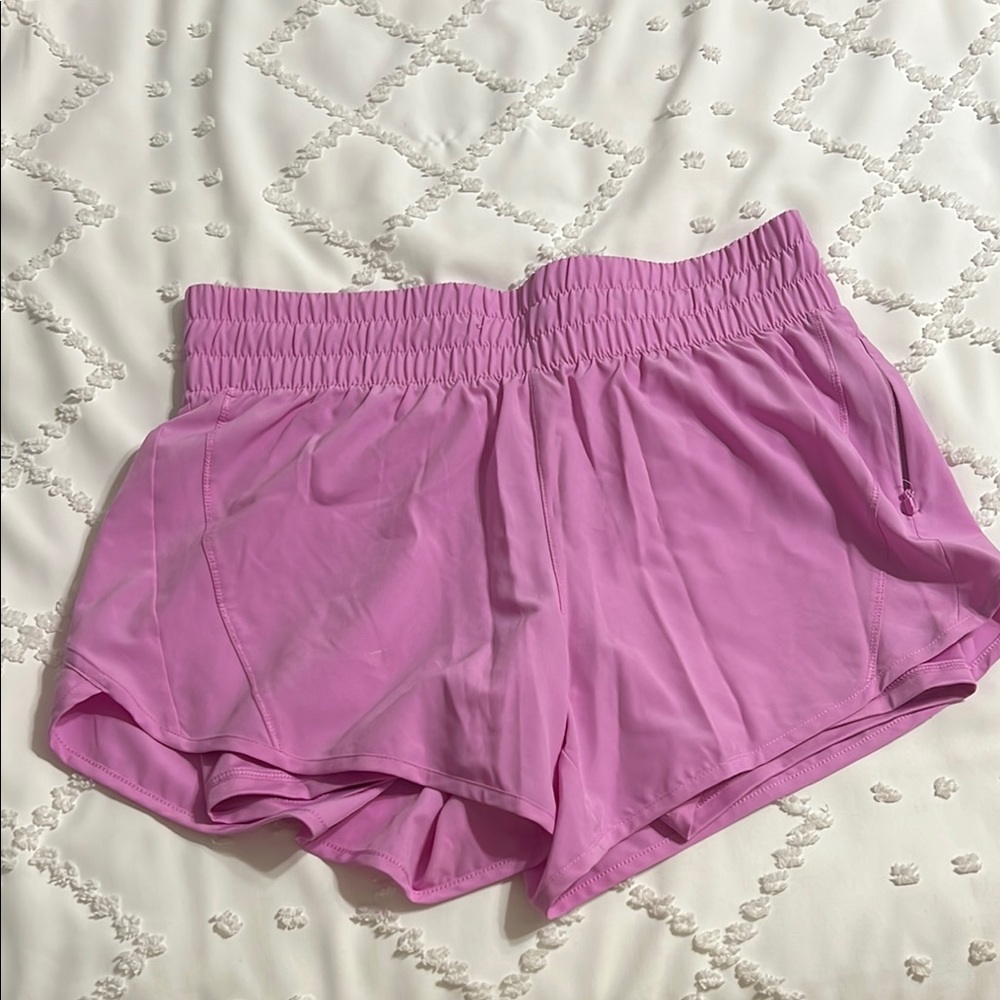 Avia Pink Athletic Shorts with Elastic Waistband